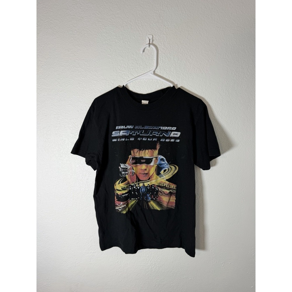 Rauw Alejandro Sz M Saturno World Tour 2023 Merch T-Shirt Music